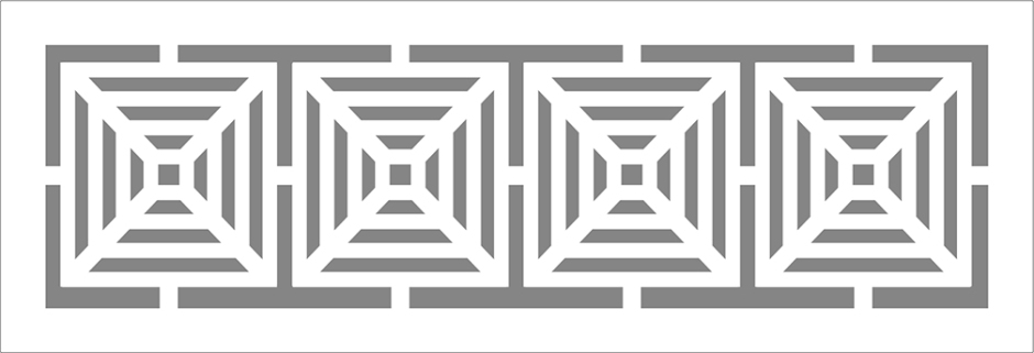 60 х 204 мм магнитная вент. решетка